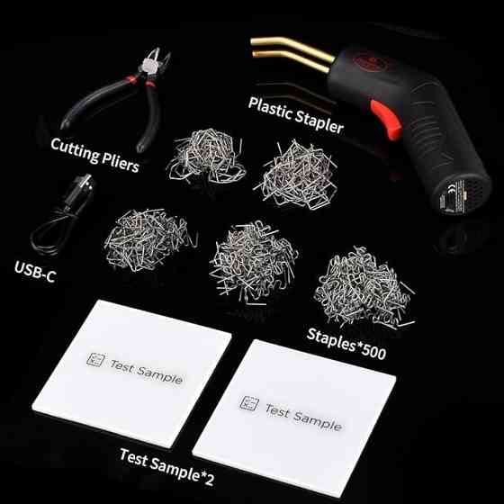 Комплект для ремонта пластиковых деталей (Термостеплер аккумуляторный) AEROPRO A702 Харьков