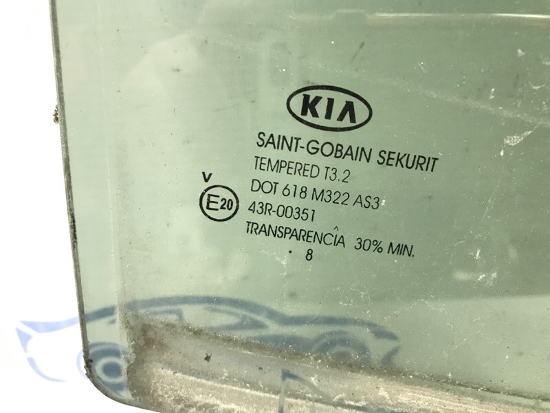 Стекло двери заднее правое Kia Ceed 2006-2012 834211H500 (Арт. 46065) Київ - зображення 3
