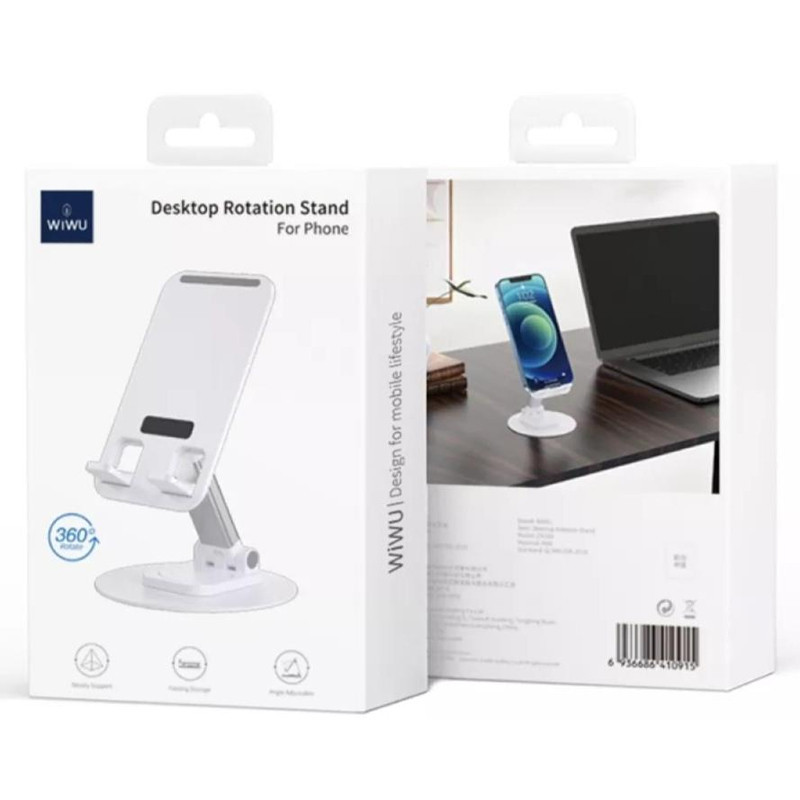 Подставка для планшетов WIWU ZM109 Desktoop Rotation Stand Херсон - зображення 6
