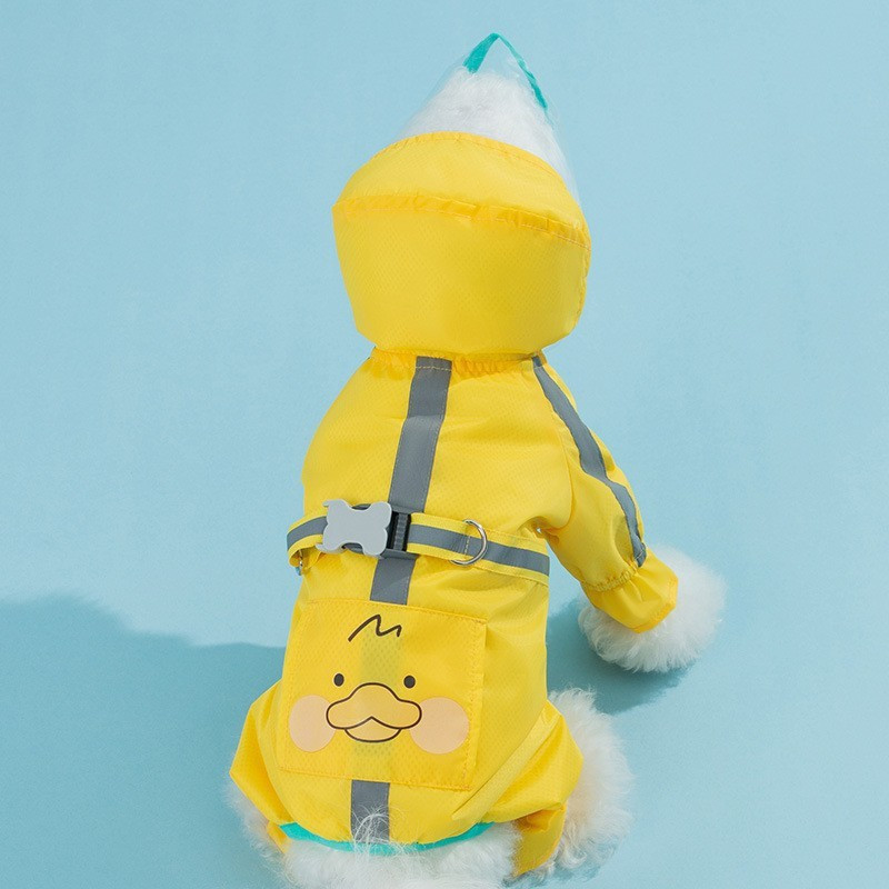 Дощовик-комбінезон для собак Качка 10842 XS жовтий Київ - зображення 1