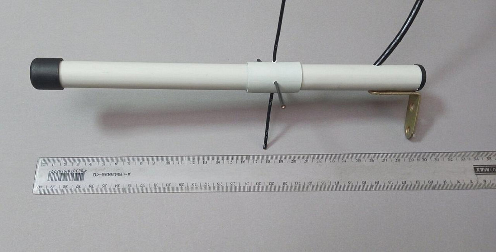 Антенна 1150-1250 МГц 6 дБ 50 Вт круговая DN111206W, SMA-male разъем, светло-серая Дніпро - зображення 3