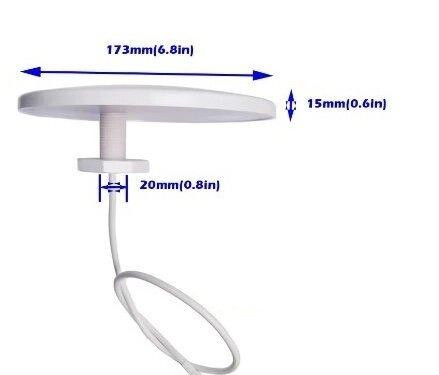 Антенна 600-6000 МГц 5dBi до 50 Вт, кабель 30 см SMA-male, IP68, 3G/4G/5G Дніпро - зображення 9