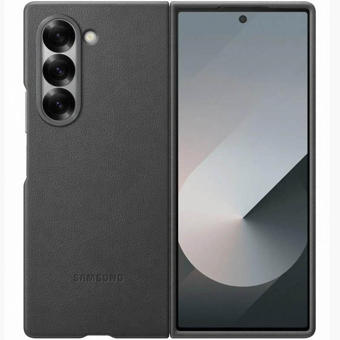 Кожаный чехол Leather Case (AAA) для Samsung Galaxy Z Fold7 Херсон - зображення 1