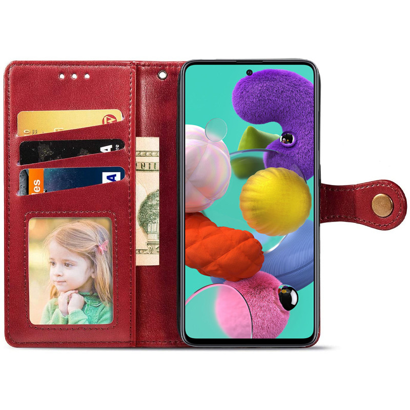 Кожаный чехол-книжка GETMAN Gallant (PU) для Samsung Galaxy A51 Херсон - изображение 7