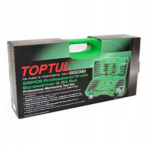 Набор профессиональных отверток и бит TOPTUL 58ед. GAAI5801 Харьков - изображение 9