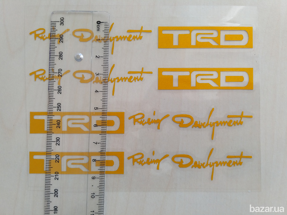 Наклейка на ручки авто № 8 Желтая ( светоотражающий эффект ) Борисполь - изображение 4
