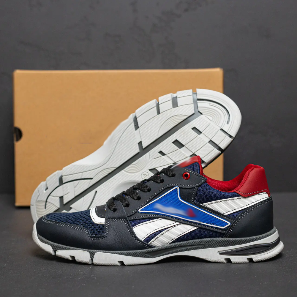 Мужские летние кроссовки сетка Street Style Blue Киев - изображение 8