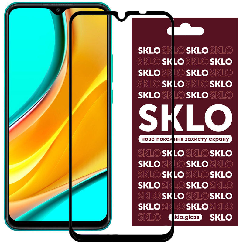 Защитное стекло SKLO 3D для Xiaomi Redmi 9 / Poco M3 / Redmi 9T Херсон - зображення 1