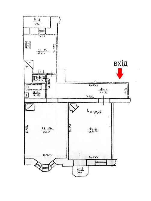 Двокімнатна квартира по вулиці Шептицьких . Галицький район. Польський люкс Львов - изображение 8
