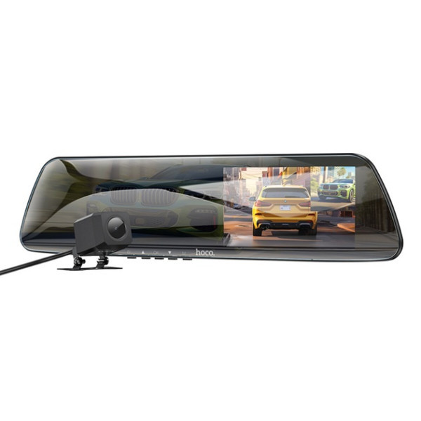 Автомобільний відеореєстратор Hoco DV4 Driving Recorder Black (Код товару:42020) Харків - зображення 1