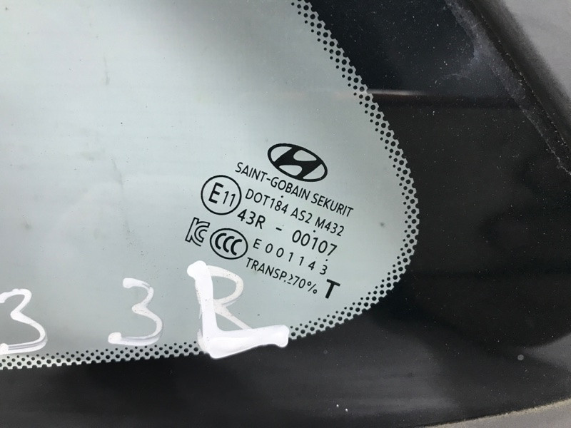 Стекло в кузов заднее левое Hyundai Tucson TL 1.7 DIESEL D4FD 2015 (б/у) Київ - зображення 4