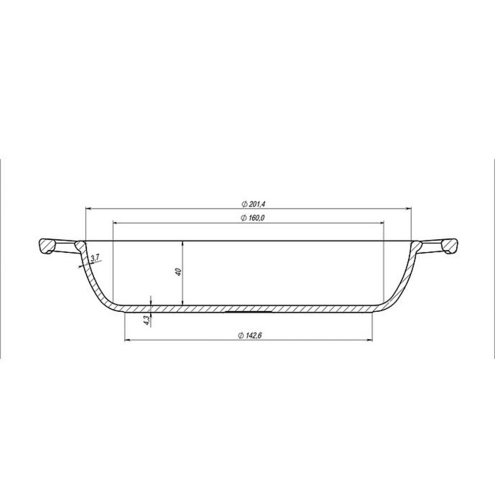 Сковорода чугунная Maysternya с крышкой 20 см Т1011C3 Одесса - изображение 11