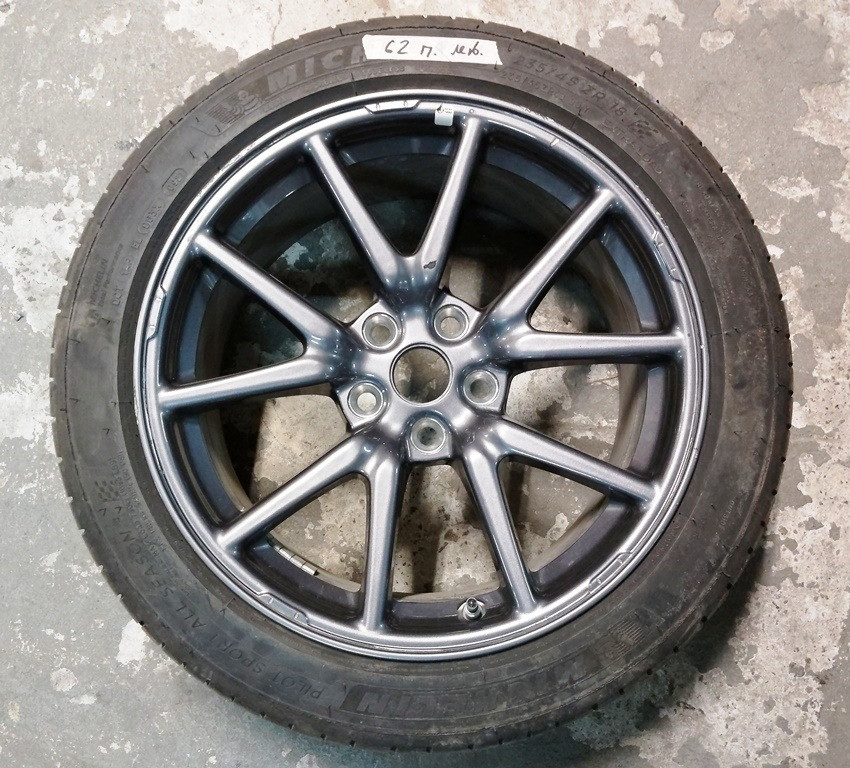 Колесо в сборе (диск18*8.5J AERO шина Michelin Pilot sport 235/4ZR18 датчик TPMS 433 MHz 7,60мм) с п Київ - зображення 1