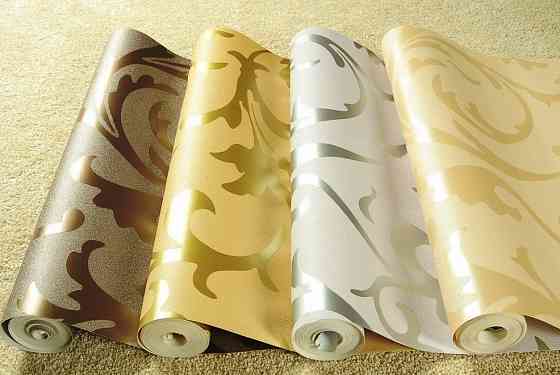 Поклейка флізелінових шпалер Київ Київ