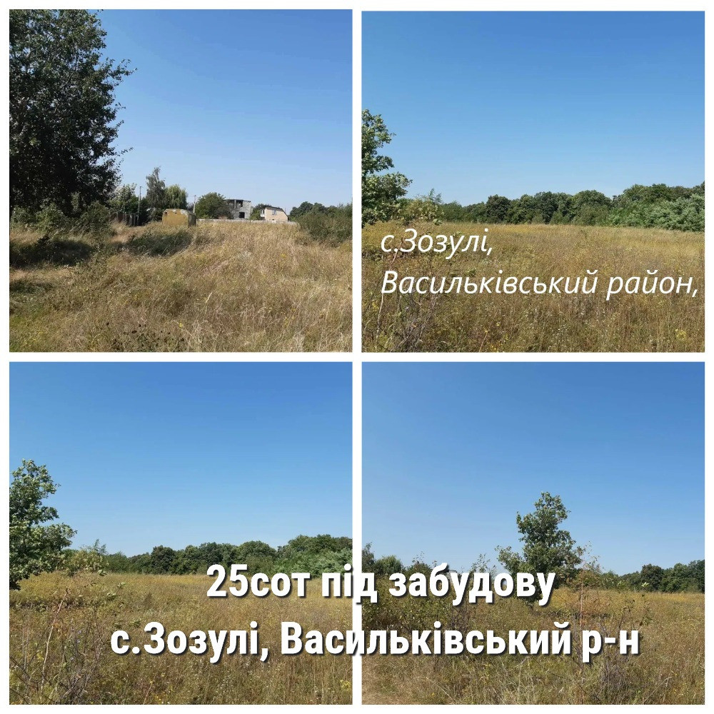 ПРОДАЖ ЗЕМЕЛЬНОЇ ДІЛЯНКИ - 25сот с.Зозулі, вул.Гагаріна, Васильківський Киев - изображение 3