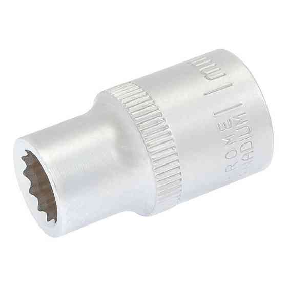 Головка торцевая MASTERTOOL 12-гранная ½" 11 мм L 40 мм CrV 78-0611 Харків