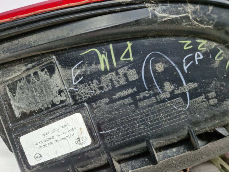 Фонарь задний внешний правый Nissan Tiida C11 1.6 БЕНЗИН HR16 2004 (б/у) Киев - изображение 7