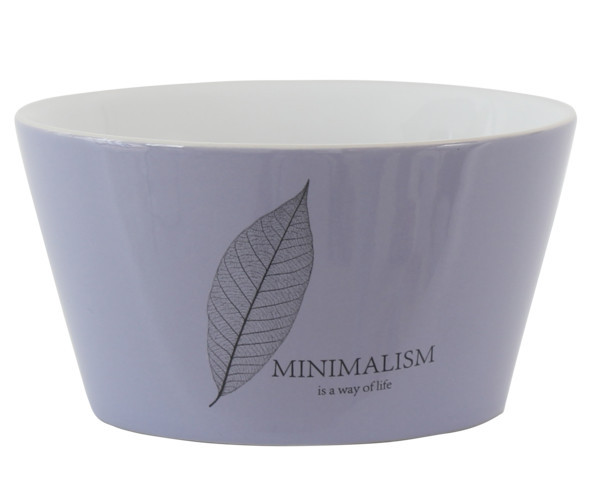 Салатник Limited Edition Minimalism HTK-019 480 мл фіолетовий Київ - зображення 1