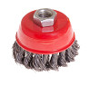 Щетка торцевая MASTERTOOL из плетеной проволоки Ø 75 мм М14 19-7007 Харьков