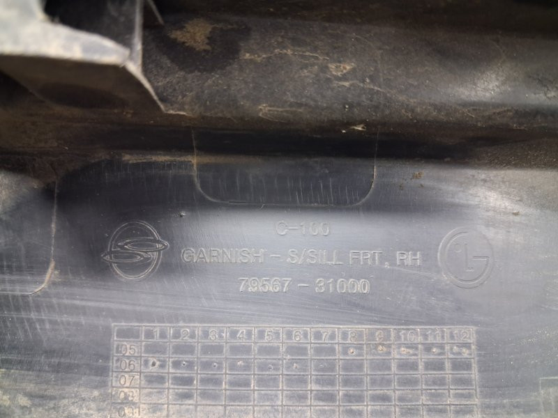 Накладка порога внешняя правая SsangYong Actyon 2005-2010 7956631000ABT (Арт. 75274) Киев - изображение 7
