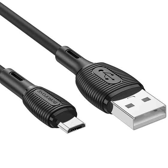 Дата кабель Borofone BX86 Advantage USB to MicroUSB 2.4A (1m) Херсон