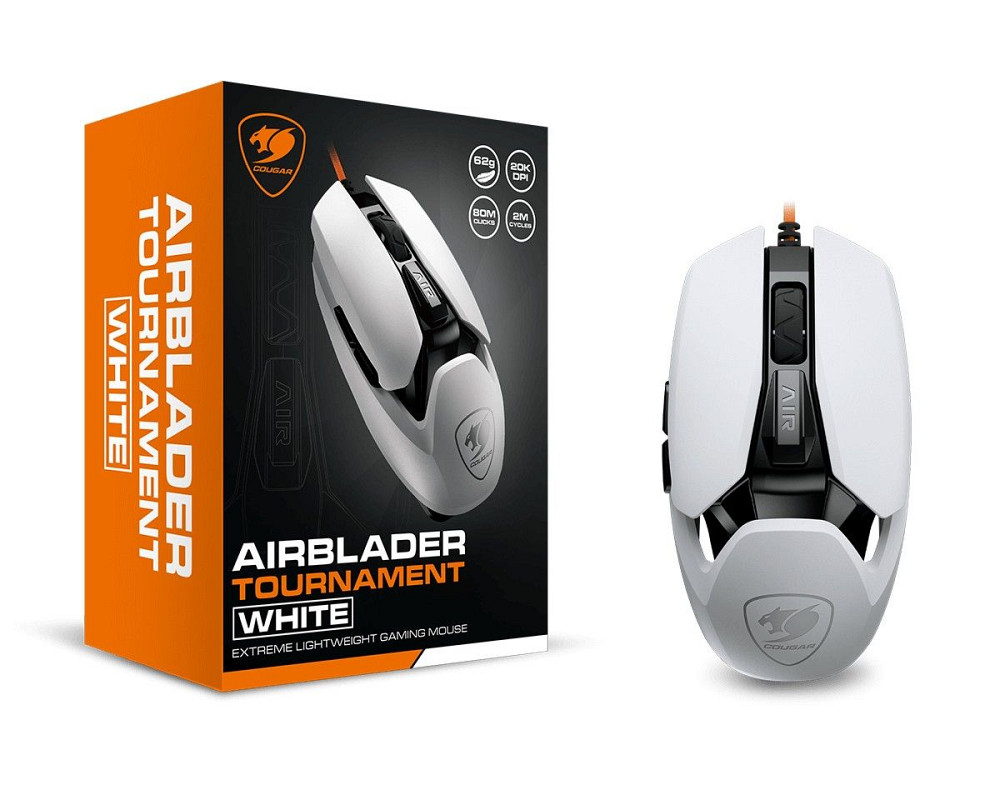 Мышь компьютерная проводная Cougar AirBlader Tournament White белая Киев - изображение 7