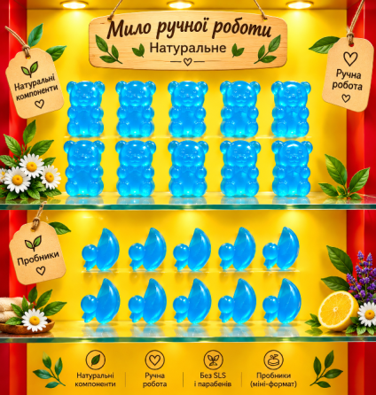Мило ручної роботи натуральне Прилуки