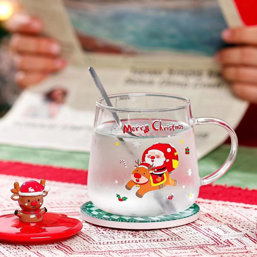 Кружка з кришкою новорічна Merry Christmas 2 13669 450 мл Київ - зображення 1