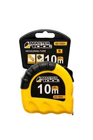 Рулетка MASTERTOOL ″Shiftlock″ 10 м х 25 мм фиксатор полотна нейлоновое покрытие 62-1025 Харьков