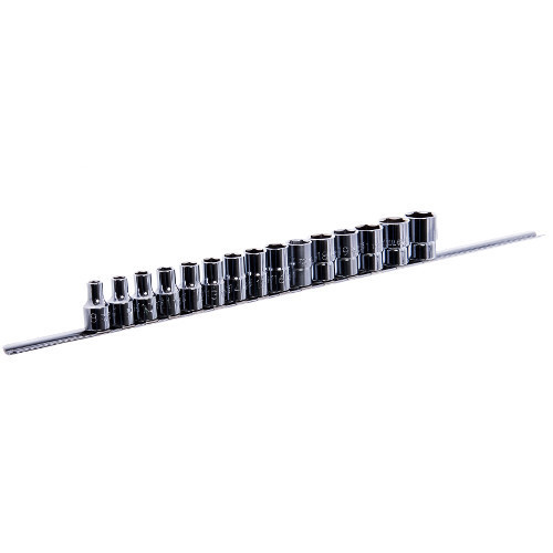 Набор 12-гранных головок на планке TOPTUL 12-гр. 1/2" 15ед. 8-24мм GAAQ1602U-12 Харків - зображення 1