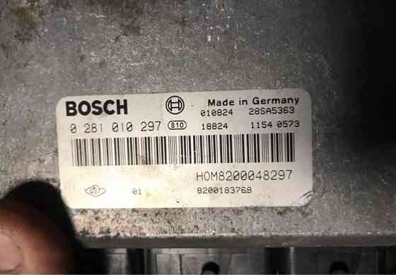 Бу блок управления двигателем Bosch 0281010297, HOM8200048297, 8200183768 Renault Laguna 2, 1.9 dci Кропивницький