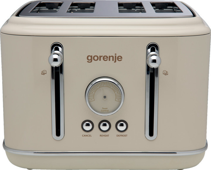 Тостер Gorenje T2300CLIN 1150 Вт бежевый Киев - изображение 6