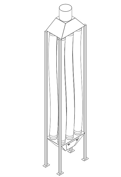 Рукавні фільтри для аспірації повітря від виробника любих розмірів Полтава - изображение 3