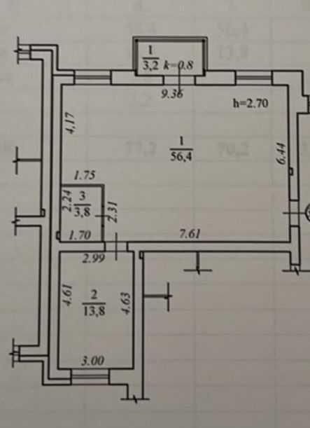 продажа 3-к квартира Днепр, Соборный, 63000 $ Дніпро - зображення 10