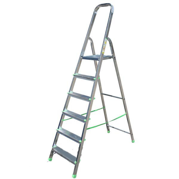 Стремянка алюминиевая ITOSS 916 (6 ступенек) высота 123 см. Київ - зображення 3