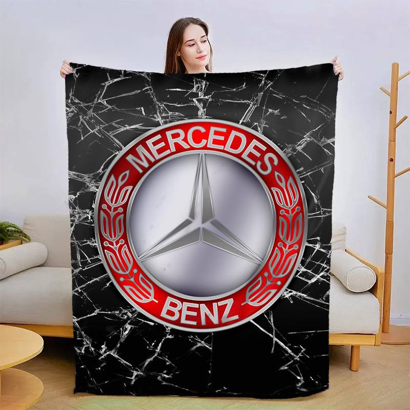 Плед 3D Mercedes-Benz RED 2963_B 13447 135х160 см Київ - зображення 1