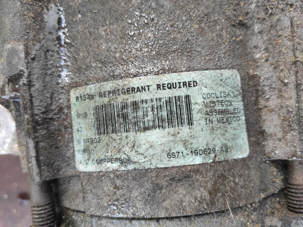 Компрессор кондиционера Ford Transit 2.0 / 2.2 tdci 2000-2006 (6S71-19D629-AB) Ковель - зображення 4