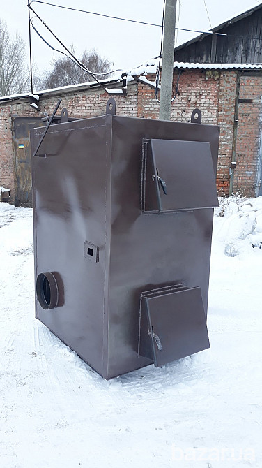Пиролизный котел воздушного отопления мощностью 50 кВт от производителя Кременчуг - изображение 4