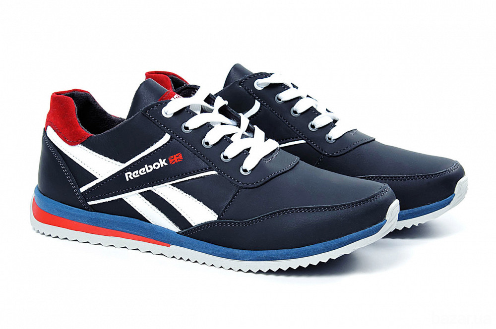 Мужские кожаные кроссовки Anser Reebok NS blue Киев - изображение 2