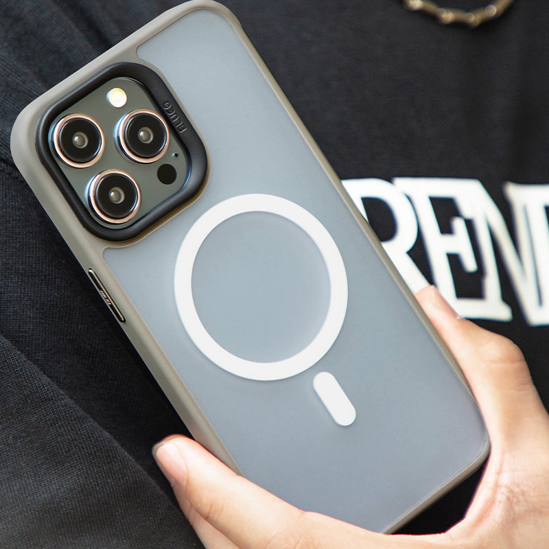 TPU+PC чехол Blueo Skin Friendly Frosted with MagSafe для Apple iPhone 16 Pro (6.3") Херсон - зображення 2