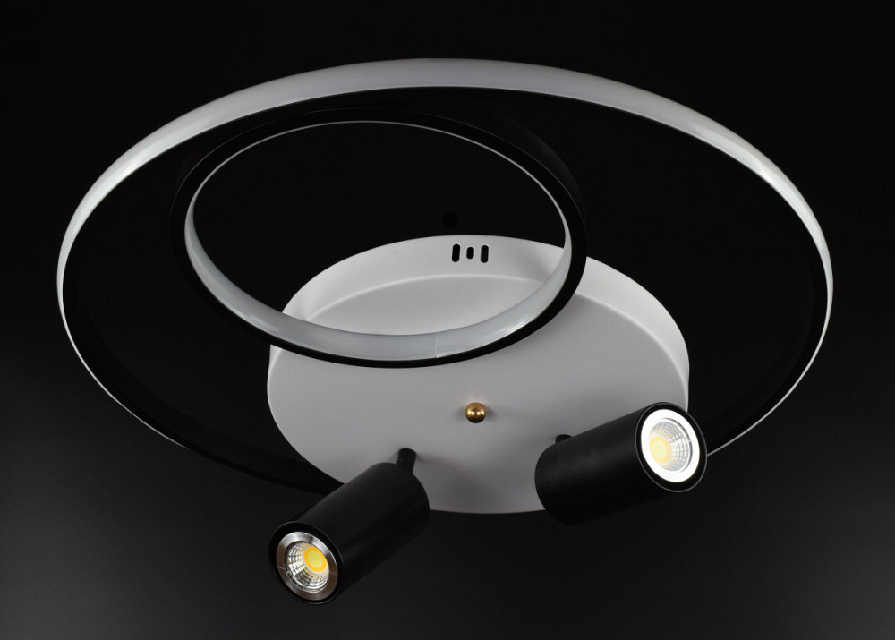 Люстра стельова LED K011/2-led Чорний 15х50х50 см. Киев - изображение 1