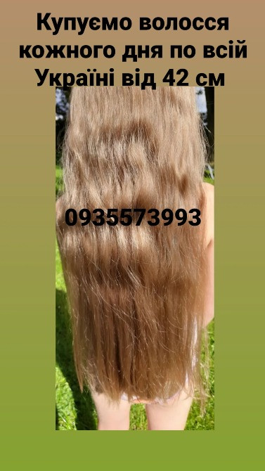 Продать волосы, продати волосся дорого по всій Україні від 42 см -0935573993 Киев - изображение 1