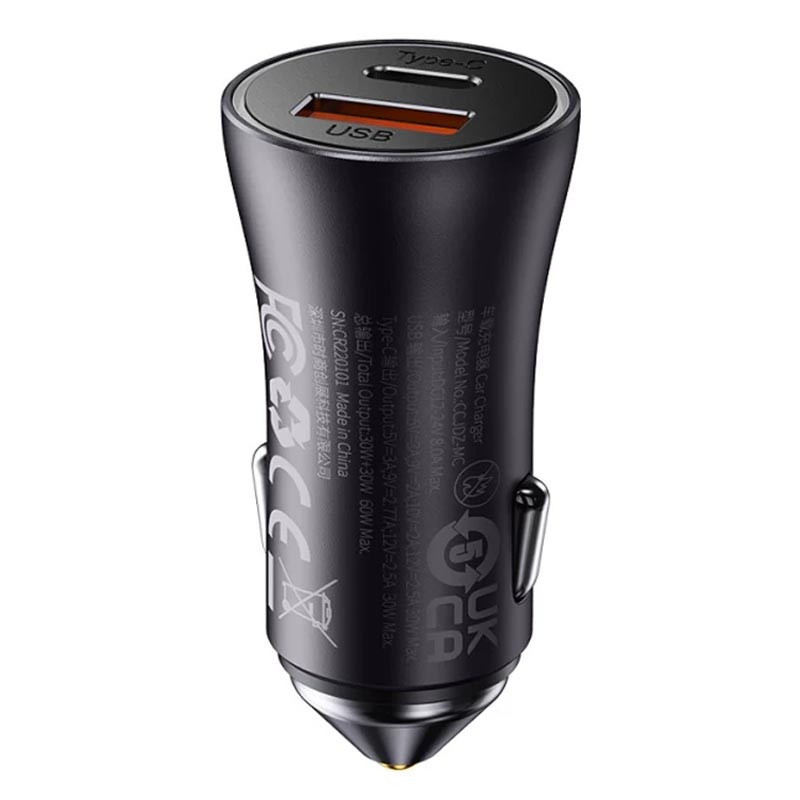 АЗУ Baseus Golden Contactor Max Dual USB+Type-C 60W (CGJM0001) Херсон - зображення 2