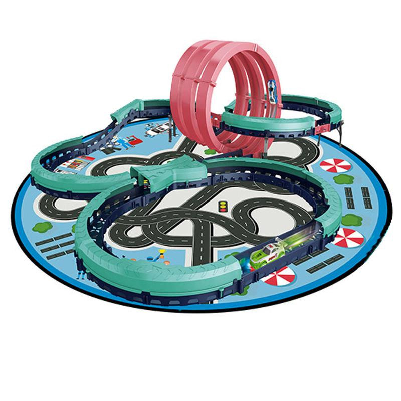 Уценка Интерактивный трек с инерционной машинкой SHT 6688-617 (59pcs/2CAR) Херсон - зображення 1