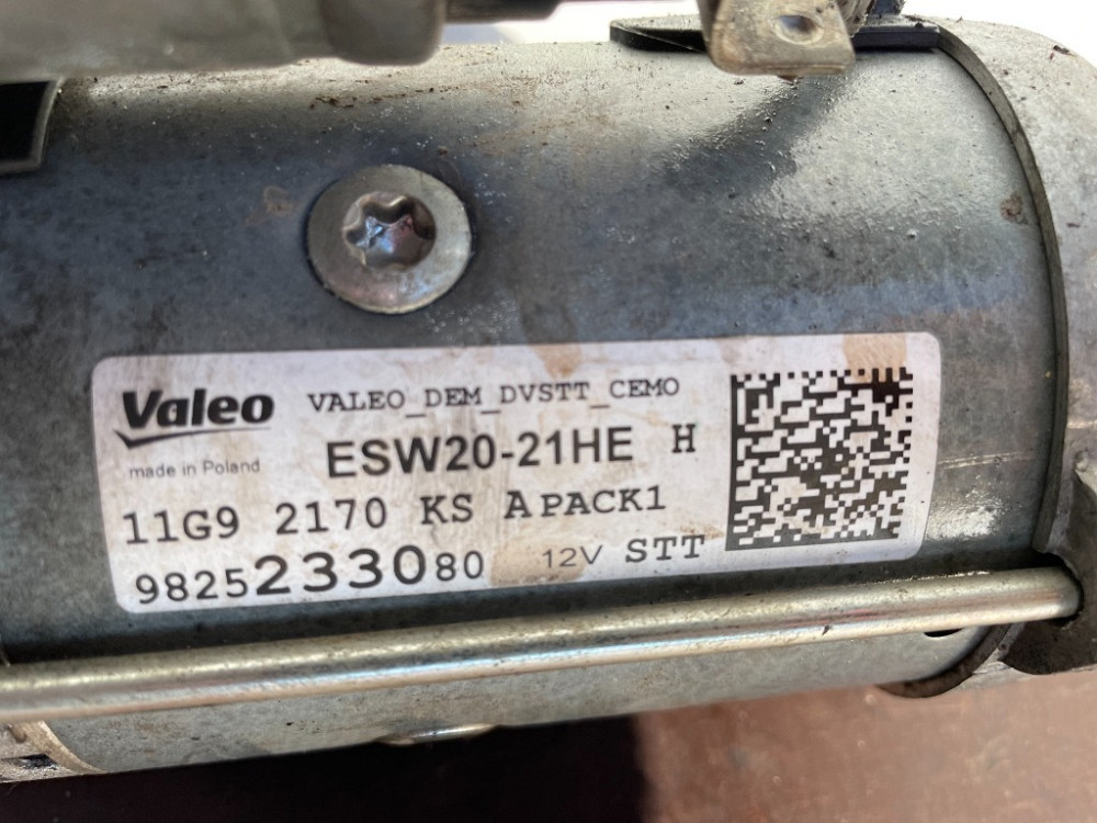 Стартер Opel Vivaro 1.5 BlueHDI 2019-2024 (9825233080) Ковель - зображення 2