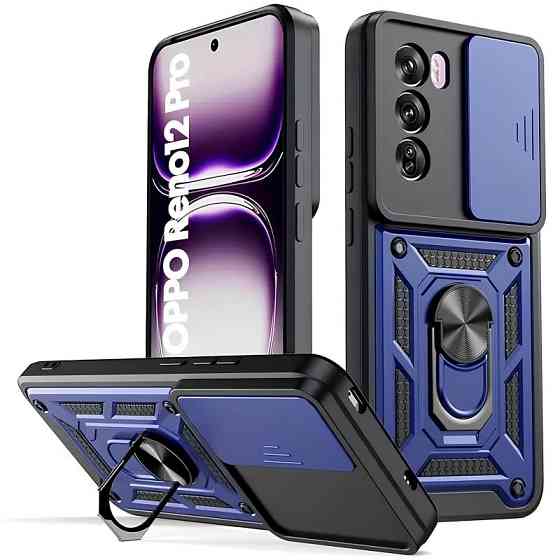 Ударопрочный чехол Camshield Serge Ring для Oppo Reno 12 Pro 5G Херсон