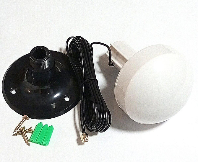 Антенна GPS BD+GPS 1575.42MHz/1561MHz, 37dBi, RHCP, кабель 5 м SMA-male, 3-5V (10821) Дніпро - зображення 2