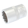 Головка торцевая MASTERTOOL 12-гранная ½" 19 мм L 40 мм CrV 78-0619 Харків