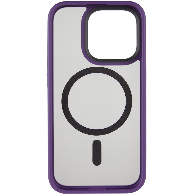 TPU+PC чехол Metal Buttons with MagSafe для Apple iPhone 16 Pro Max (6.9") Херсон - зображення 4