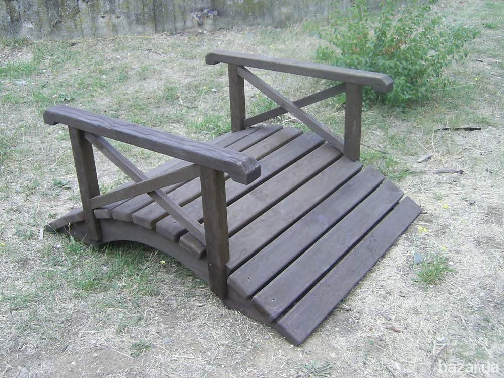 Місток садовий.Місток з дерева.Мостик деревянный декоративный. Мостик из дерева. Декоративный мостик Київ - зображення 3